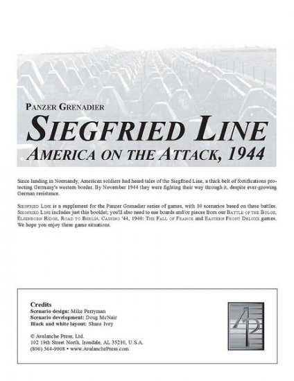 PG Siegfried Line - zum Schließ en ins Bild klicken