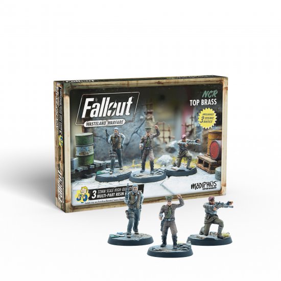 Fallout: Wasteland Warfare - NCR Top Brass - zum Schließ en ins Bild klicken