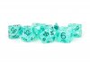 16mm Resin Flash Dice Poly Set: Teal (7)