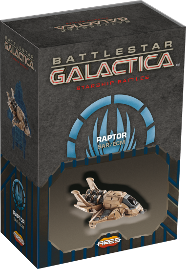 Battlestar Galactica Starship Battles Raptor SAR/ECM Spaceship P - zum Schließ en ins Bild klicken