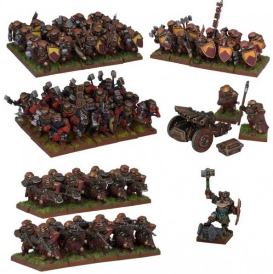 Kings of War Dwarf Dwarf Army - zum Schließ en ins Bild klicken
