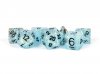 16mm Resin Flash Dice Poly Set Blue