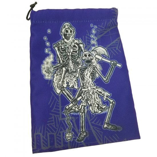 Deluxe Dice Bag: Skeletal Warrior - zum Schließ en ins Bild klicken
