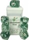 Set of 7 Polyhedral Dice w/Arch D4 Christmas Tree