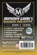 Magnum Gold Sleeve Premium 80 X 120 MM Sized -Dixit -Black Backe