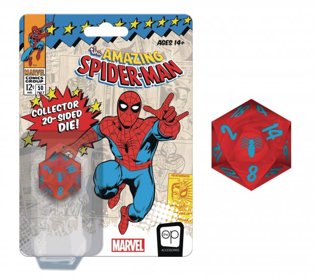 Marvel Spider-Man 36mm 20 Sided Dice - zum Schließ en ins Bild klicken