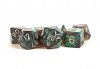 16mm Acrylic Poly Set Stardust Gray w/ Silver Numbers