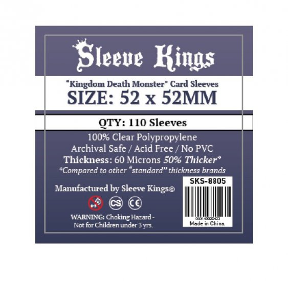 Sleeve Kings Kingdom Death Monster Card Sleves (52 X 52mm) -110 - zum Schließ en ins Bild klicken