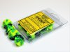 Gemini® Green-Yellow/silver Set of Ten d10s