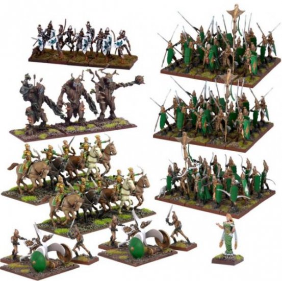 Kings of War Elf Mega Army - zum Schließ en ins Bild klicken
