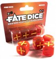 Fate Core RPG: Fate Dice - Fire (4)
