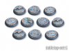 Mystic Circle Stones Bases - 30mm Round Lip (10)