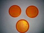 Bases Orange 50mm 3 Pack