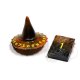 PolyHero Wizard D20 Wizards Hat and D2 Spellbook In Smoldering E