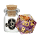 D20 Elixir Liquid Core Dice Aether Abstract
