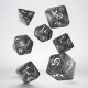 Classic RPG Smoky & white Dice Set (7)