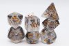 Butterfly Kiss Black RPG Dice Set (7)