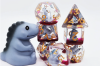 Gray T-Rex RPG Dice Set (7)