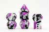 16mm Pride Sharp Edge Silicone Rubber Poly Dice Set Asexual