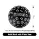 D100 Dice Black