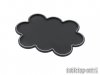 Movement Tray - Rounded Edge - 32mm 10s Cloud - Black-Silver