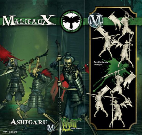 Malifaux The Resurrectionists Ashigaru 3 Pack - zum Schließ en ins Bild klicken
