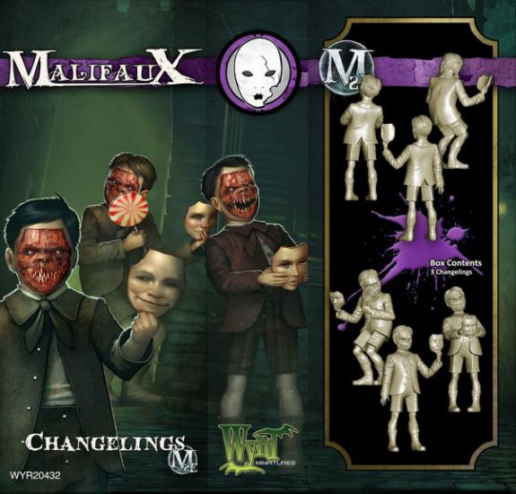 Malifaux The Neverborn Changelings 3 Pack - zum Schließ en ins Bild klicken