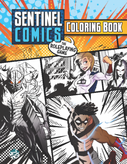 Sentinel Comics The Roleplaying Game Coloring Book - zum Schließ en ins Bild klicken