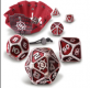 Metal Dice Set Red (RDEW)