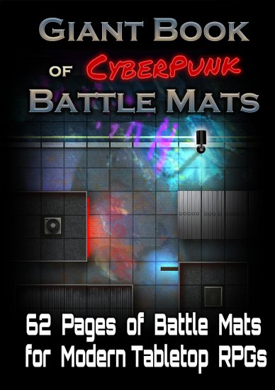Giant Book of CyberPunk Battle Mats (013) - zum Schließ en ins Bild klicken