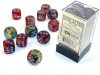 Nebula 16mm d6 Primary/blue Luminary Dice Block (12 dice)