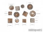 Manhole Covers - Set 1 (12)