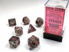 Translucent Polyhedral Smoke/red 7-Die Set