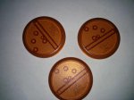 Bases Brown 50mm 3 Pack