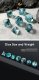 Sharp Edge Dice Set (7) Ocean