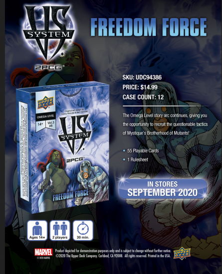 VS System 2PCG Freedom Force - zum Schließ en ins Bild klicken