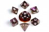 10mm Mini Stardust Acrylic Poly Dice Set: Supervolcano