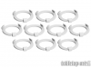 Squad Marker - 32mm White (10)