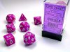 RPG Dice Set Light Purple/White Opaque Polyhedral 7-Die Set