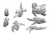 Daemon A Weapon Pack - Warcaster Empyrean Pack (metal)