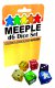 Meeple D6 Dice Set: Black