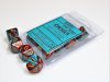 Gemini® Red-Teal/gold Set of Ten d10s