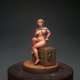 28mm chained girl sitting on ammo box