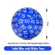 D100 Dice Blue